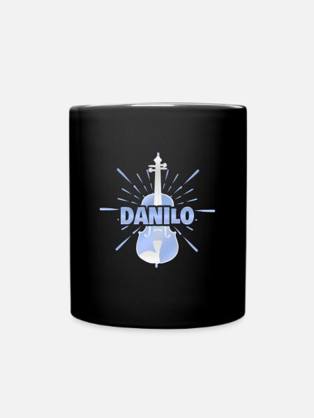 Danilo als Vorname - Tasse einfarbig - Schwarz