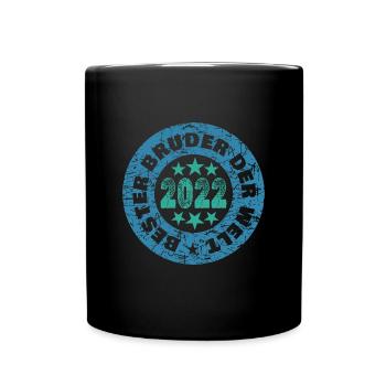 Année 2022 - Mug uni - noir - Devant