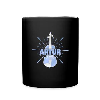 First name Artur - Full Colour Mug - black - Front