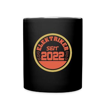 2022 2022 - Tasse einfarbig - Schwarz - Vorne