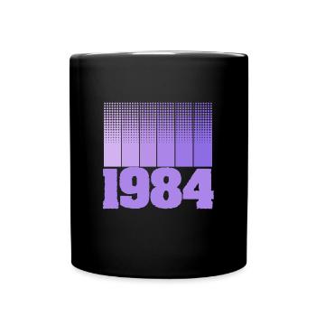 Année 1984 - Mug uni - noir - Devant