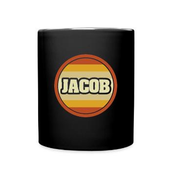 Prénom Jacob - Mug uni - noir - Devant