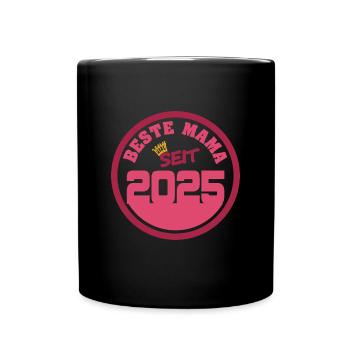 2025 - Tasse einfarbig - Schwarz - Vorne
