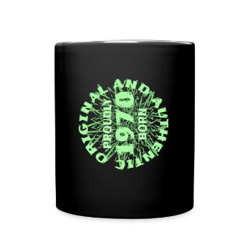 Geburtstag 1970 - Tasse einfarbig - Schwarz - Vorne