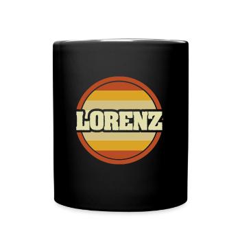 Lorenz as a given name - Full Colour Mug - black - Front
