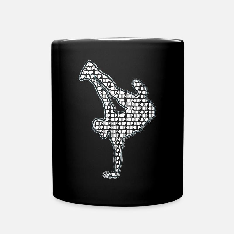 Breakdance et typographie - Mug uni - noir
