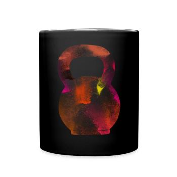 kettlebell - Full Colour Mug - black - Front