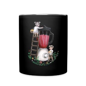 The Smoothie Makers - Kunst für Tierrechte - Tasse einfarbig - Schwarz - Vorne