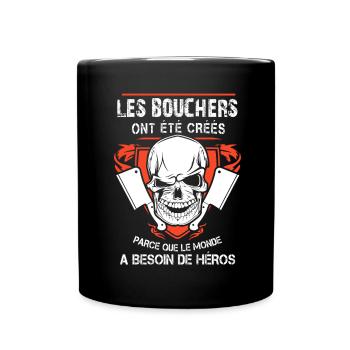 Tee Shirt Bouchers - Full Colour Mug - black - Front