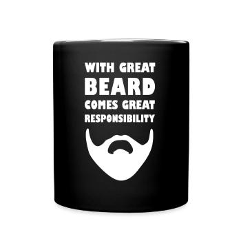 Beard style Man fashion - Mug uni - noir - Devant