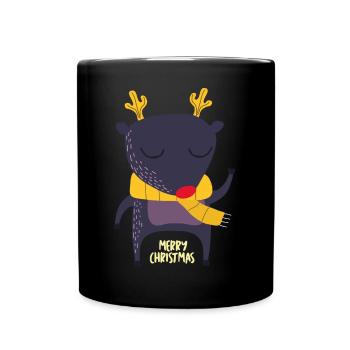 Renne - Tasse einfarbig - Schwarz - Vorne
