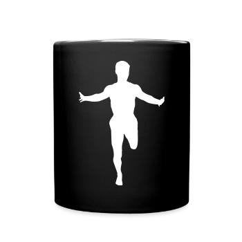 Running - Marathon - Finish - Full Colour Mug - black - Front