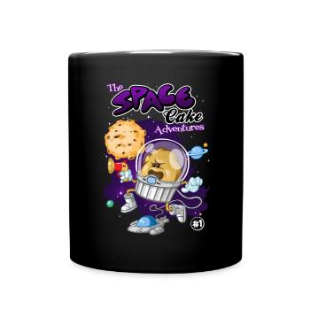 Space cake - Full Colour Mug - black - Front