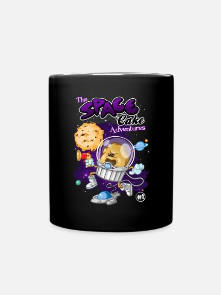 Space cake - Full Colour Mug - black