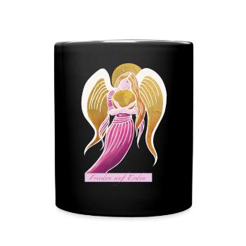 Anges de Noël - Sonja Ariel de Staden - Mug uni - noir - Devant