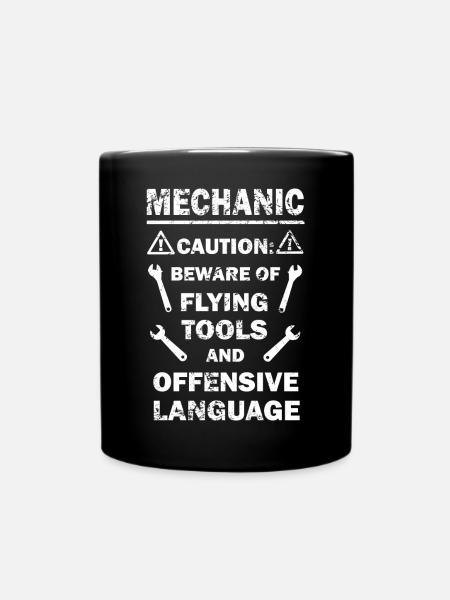 Mechaniker - Tasse einfarbig - Schwarz