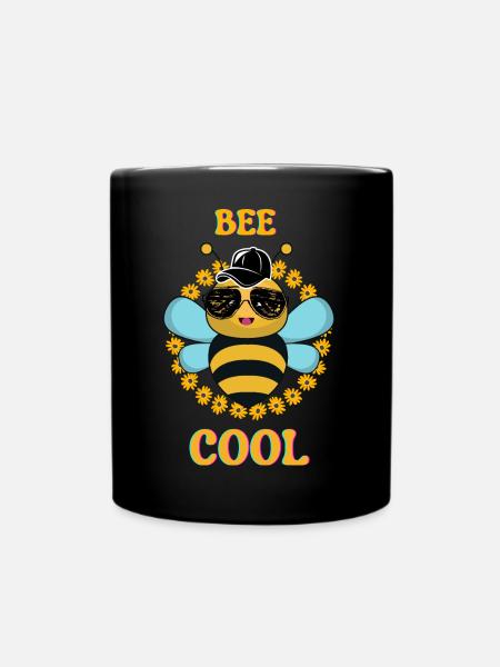Bee cool - Mug uni - noir