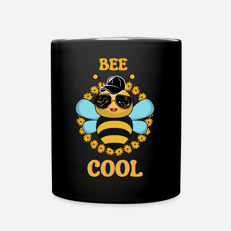 Bee cool - Full Colour Mug - black