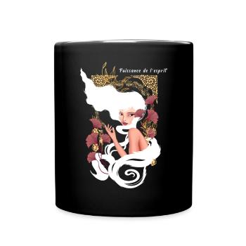 Power Of Mind Art Nouveau - Mug uni - noir - Devant