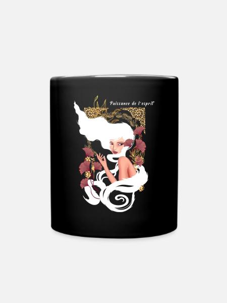 Power Of Mind Art Nouveau - Mug uni - noir