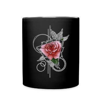 tattoo - Tasse einfarbig - Schwarz - Vorne