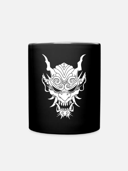 Démon gothique blanc - Mug uni - noir