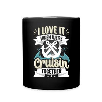 Cruise Couple Couples Friends - Full Colour Mug - black - Front