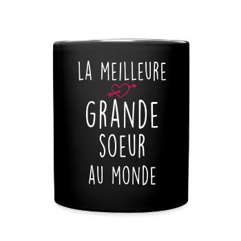 Ma Soeur A Moi Je L'Aime - Mug uni - noir - Devant