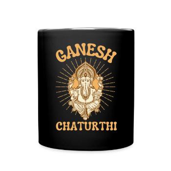 Ganesh Chaturthi Hidouisme - Mug uni - noir - Devant