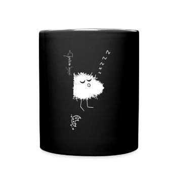 Woolly Beastie fully fed © Chyropterum Innoxius - Full Colour Mug - black - Front