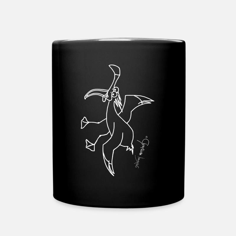 Kreischmöwe - Larus Vocifer - Tasse einfarbig - Schwarz
