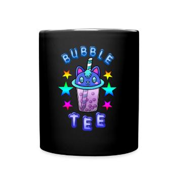 Bubble Tee - Tasse einfarbig - Schwarz - Vorne