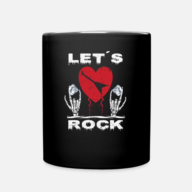 Faisons du rock - Mug uni - noir