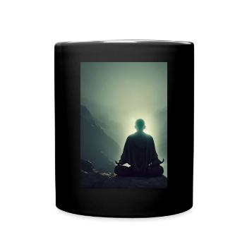 Zen - Tasse einfarbig - Schwarz - Vorne