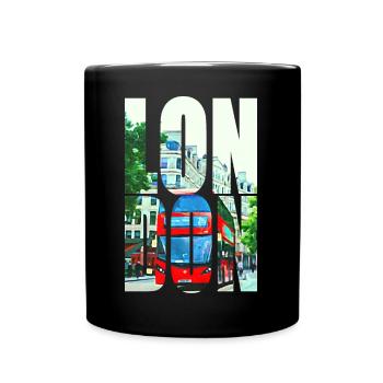 LONDON - Full Colour Mug - black - Front