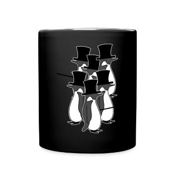 Cool Penguin Birds Animal Seabird Pôle Sud - Mug uni - noir - Devant