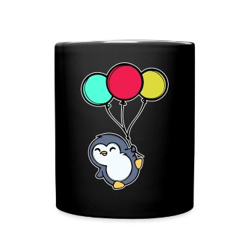 Ballon Cool Animal Sweet Penguin Bird - Mug uni - noir - Devant