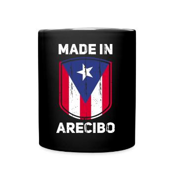 Puerto Rico - Tasse einfarbig - Schwarz - Vorne