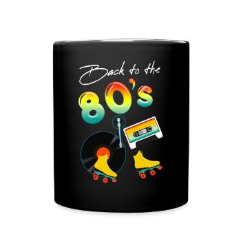 Back to the 80's Cadeau Femme Année 80 - Mug uni - noir - Devant