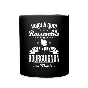 Voici à quoi ressemble le meilleur Bourguignon - Mug uni - noir - Devant