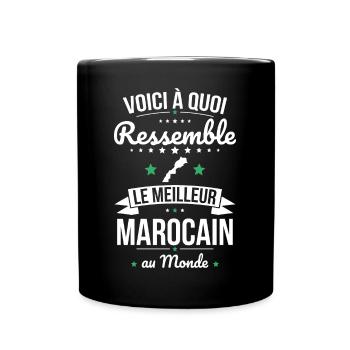 Voici à quoi ressemble le meilleur Marocain - Mug uni - noir - Devant