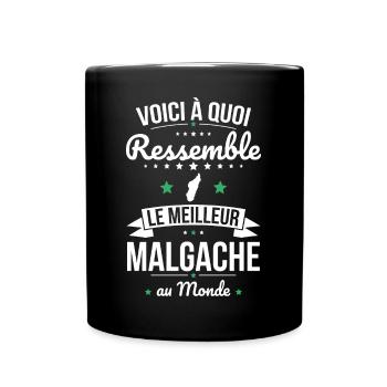 Voici à quoi ressemble le meilleur Malgache - Mug uni - noir - Devant