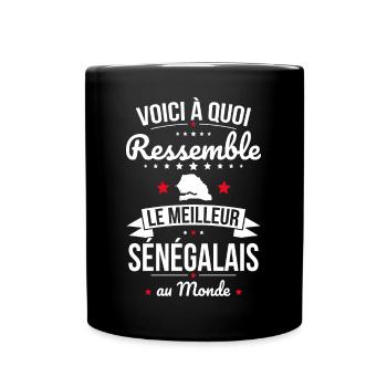 Voici à quoi ressemble le meilleur Sénégalais - Mug uni - noir - Devant