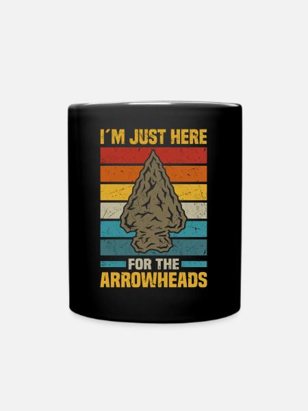 Arrowhead Hunting - Tasse einfarbig - Schwarz