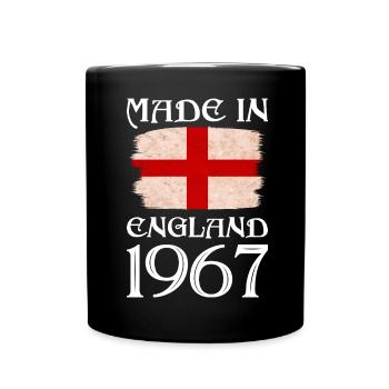 Made in England 1967 - St George's Day - English - Full Colour Mug - black - Front