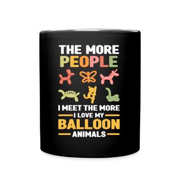 Animaux en ballon | Balloon Twister Cadeaux de ballon - Mug uni - noir - Devant