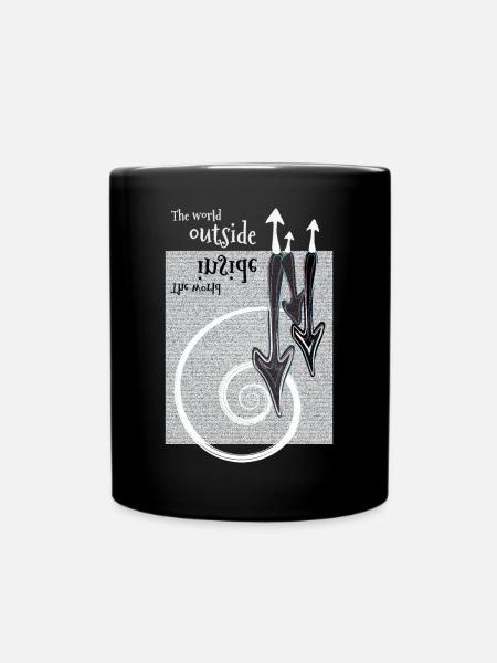 Le monde intérieur - Mug uni - noir