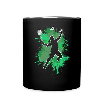 Badminton - Tasse einfarbig - Schwarz - Vorne