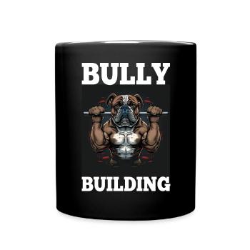 Français Bulldog Frenchie Bodybuilding Dog - Mug uni - noir - Devant