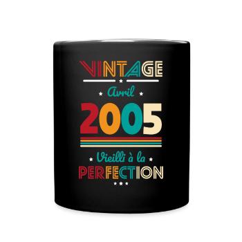 20 Years Anniversary - Vintage - April 2005 - Full Colour Mug - black - Front